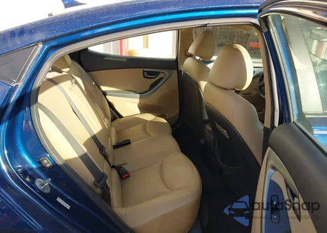 2013 Hyundai Elantra Limited from USA, damaged, VIN KMHDH4AE6DU712731